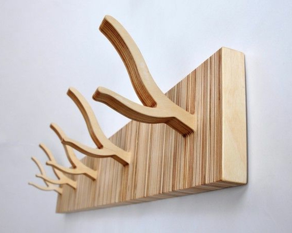 Wandhaken-Holz-originelles-Design