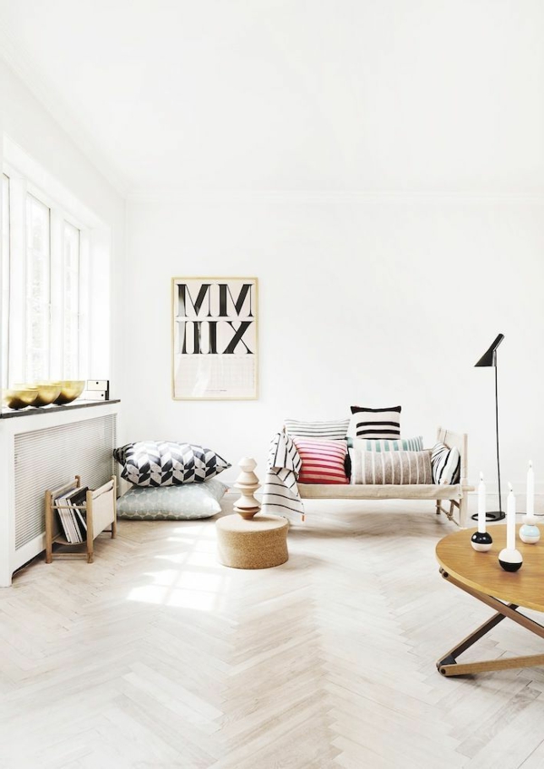 Wohnzimmer-Gestaltung-Wohnideen-für-das-Interior-Design-Boden-Holz