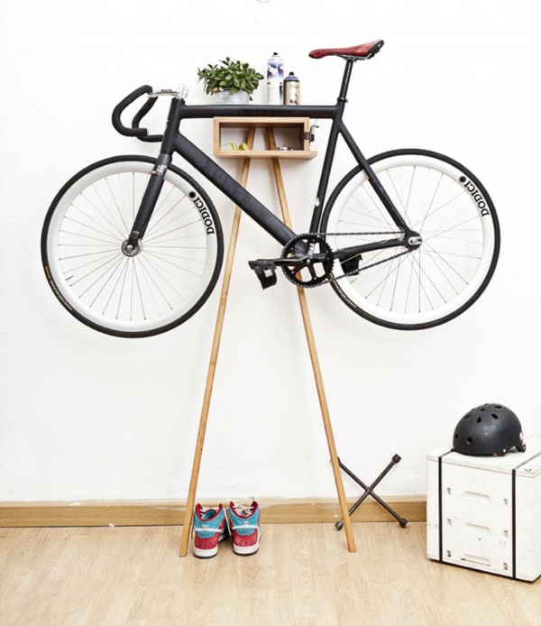 ganz-moderne-Aufbewahrungeideen-für-Fahrräder-Fahrradständer