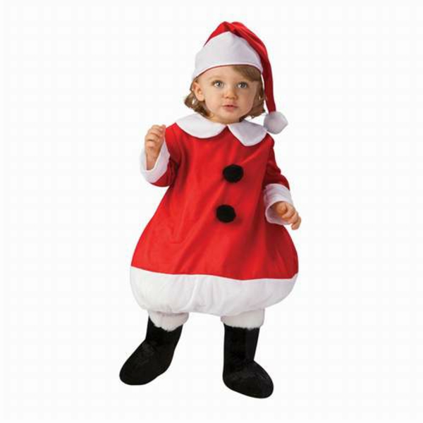 Kinder-Weihnachtsmann-Kostüm Mit Hut, Weihnachtsmann-Kostüm Für Kinder