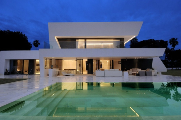 luxuriöses-Design-moderne-Architektur-Überdachung--