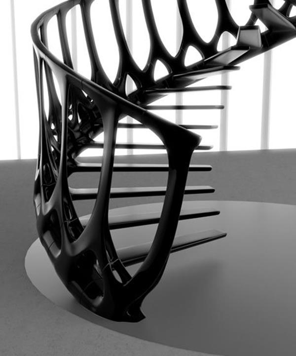 schwarze-Treppen-mit-außerordentlichem-Design-Interior-Ideen