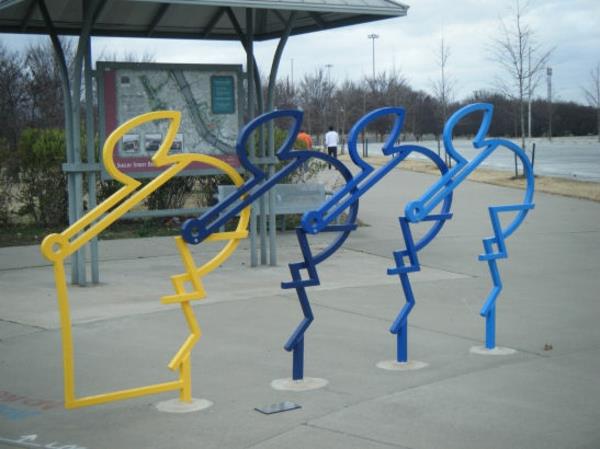 super-kreativ-gestalteter-Fahrrad-Ständer