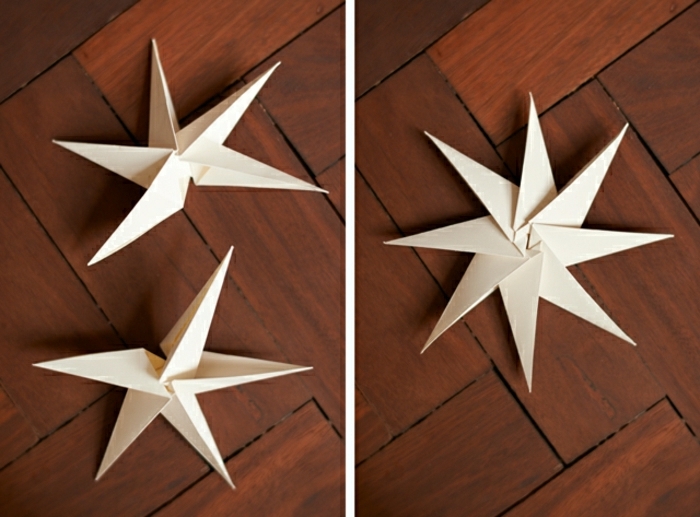 weihnachtssterne selber machen origami anleitung acht teile zusammensetzten origami anleitung schritt sieben