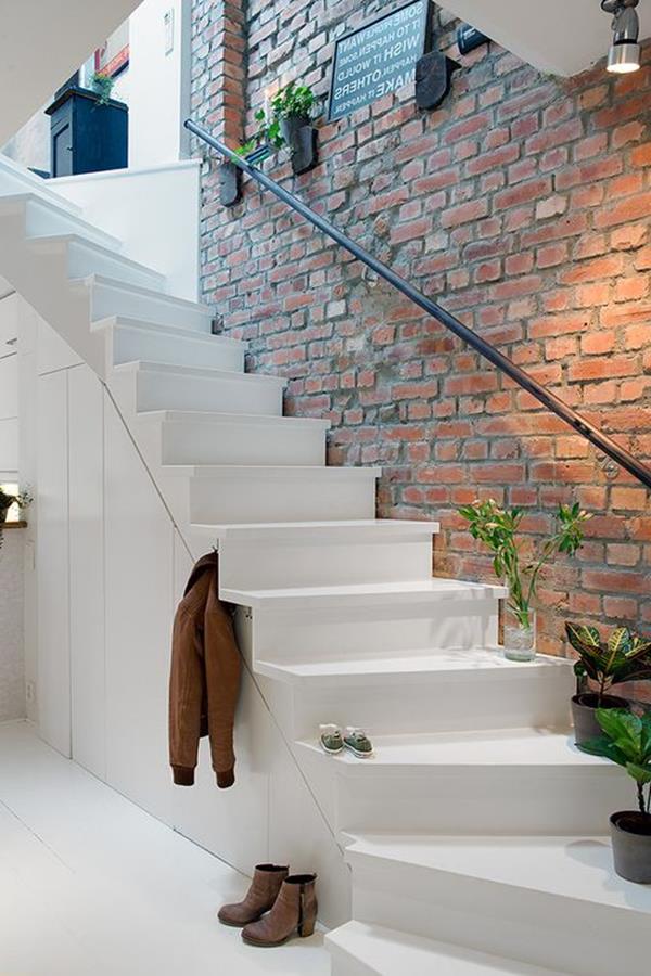 weiße-Treppen-elegantes-Interior-im-Hause