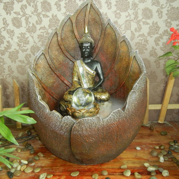 Buddha-Brunnen-kreatives-modell