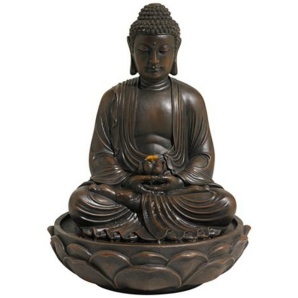 Buddha-Brunnen-schöne-statue