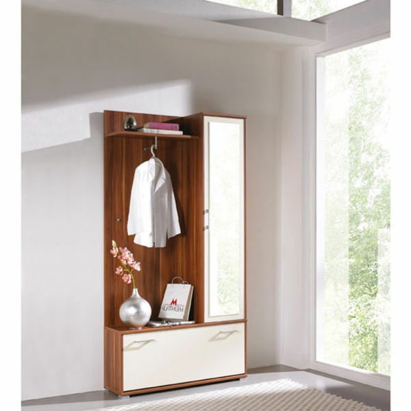 Garderobenmöbel-moderner-und-hochwertiger-Schrank-aus-Holz-in-zwei-Farben