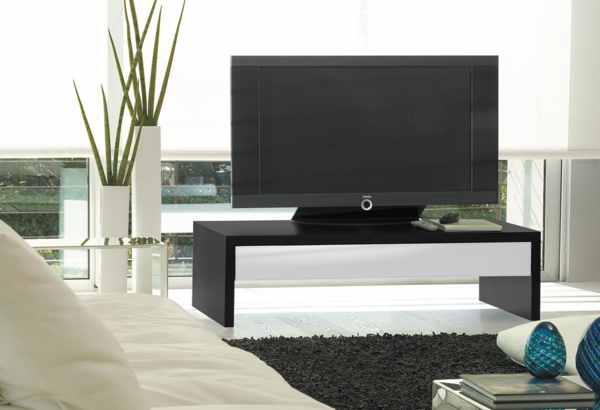 Interior-Design-Fernsehmöbel--mit-coolem-Design-für-ein-modernes-Wohnzimmer-