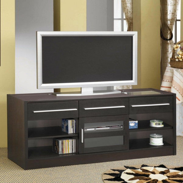 Interior-Design-Fernsehmöbel-mit-coolem-Design-für-ein-modernes-Wohnzimmer-