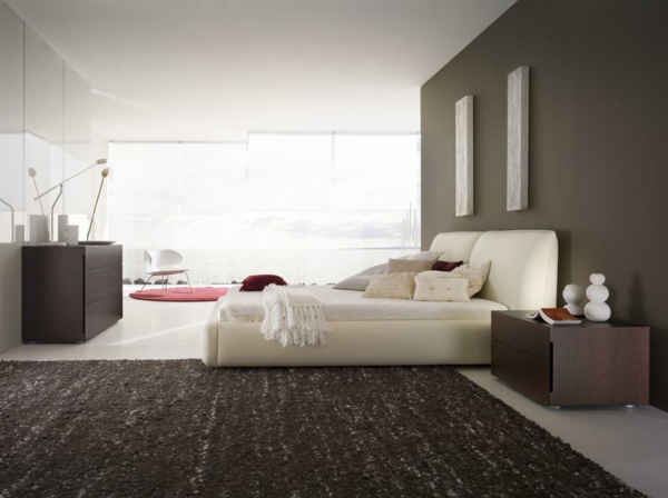 Ultra-modern-Bedroom-design-with-Rossetto-Pavo-Bed-from-Evinco-Design Modernes Schlafzimmer