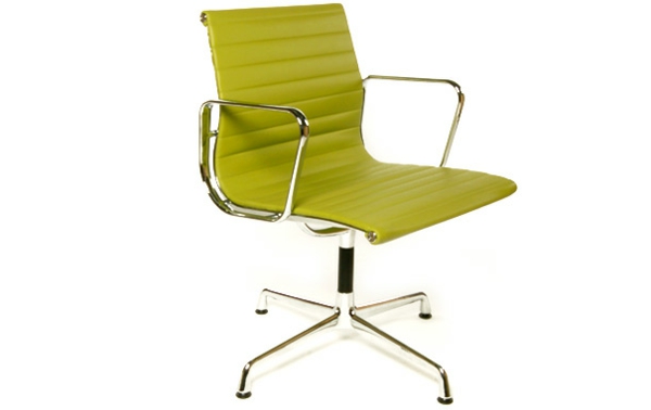 bequemer-Bürostuhl-elegantes-Modell-Büromöbel-Olivgrün