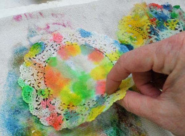 kreative bastelideen für frühling - mit bunten farben