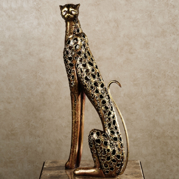deko-skulpturen-ein-sitzender-gepard