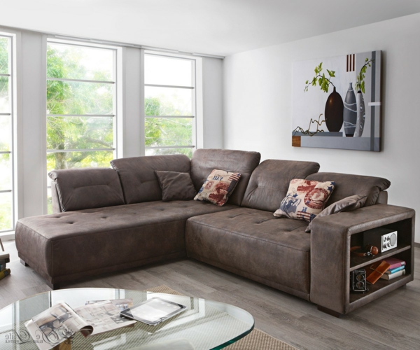 design-ideen-ecksofa-für-das-wohnzimmer-braunes-sofa