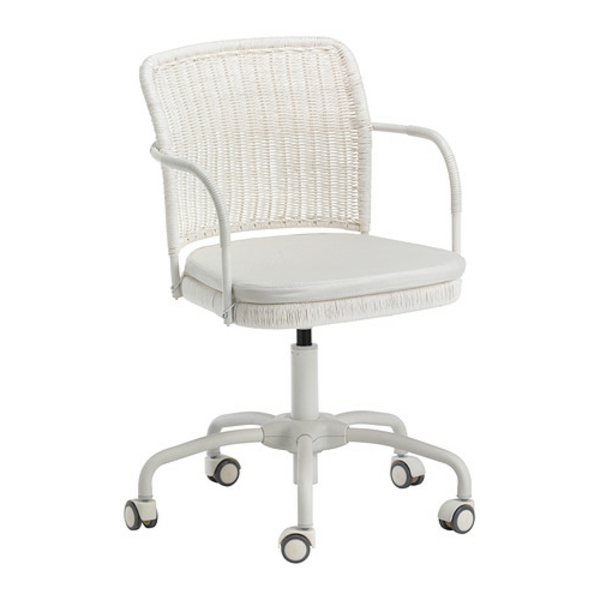 ein-bequemer-Bürostuhl-elegantes-Modell-Büromöbel-in-Weiß