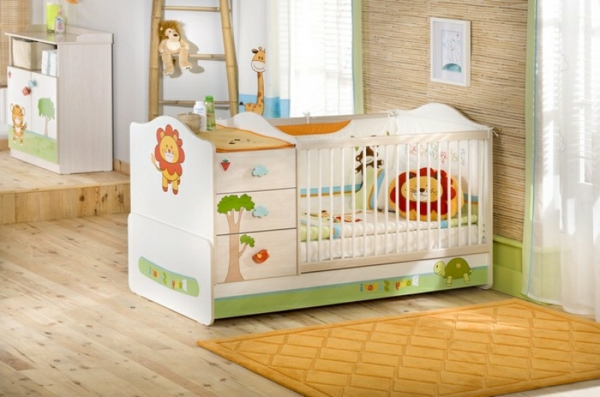 ein-modernes-Babyzimmer-einrichten-schöne-Interior-Design-Ideen-