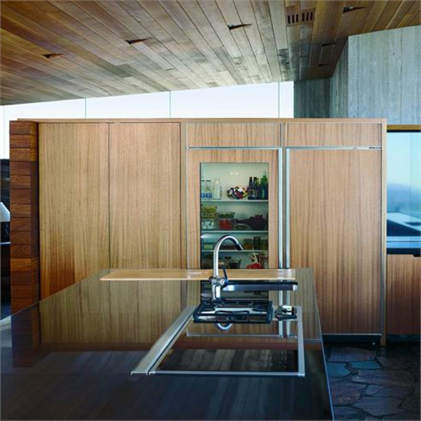 moderner-glastürkühlschrank-in-der-Küche-moderne-Wohnideen-super-moderne-wohnideen-küchenideen-