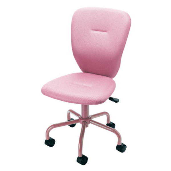 rosa-bequemer-Bürostuhl-elegantes-Modell-Büromöbel