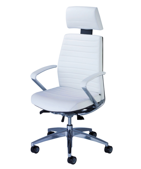 weiße-bequeme-Bürostühle-mit-schönem-Design-Interior-Design-Ideen-
