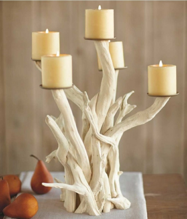 wunderschöner-Treibholz-Kerzenhalter-als-eine-tolle-Dekoration-für-Zuhause