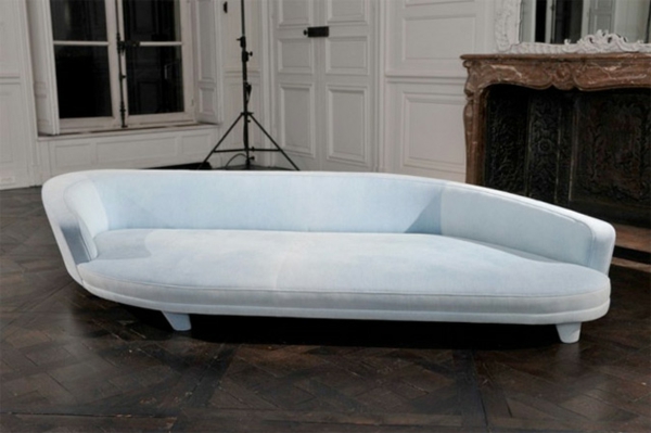 schwedische Möbel - elegantes weißes sofa