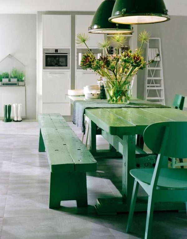 esszimmer-komplett-sitzbank-esszimmer-schöne-interior-design-ideen-in-grün