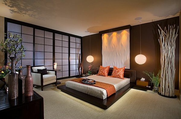 japanische-schiebetüren-im-eleganten-schlafzimmer- ein sehr schönes und cooles bild