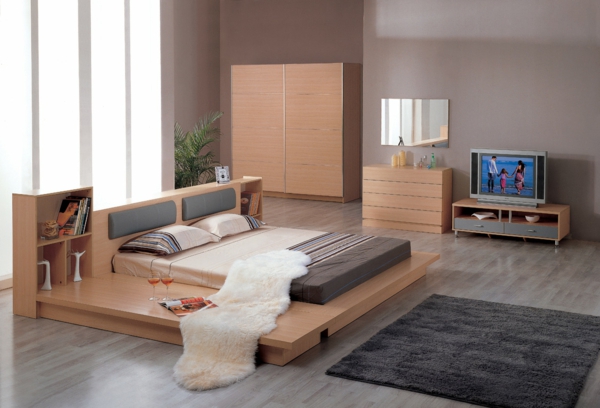 moderne-schlafzimmermöbel-schlafzimmer-ideen-schlafzimmer-set-holz