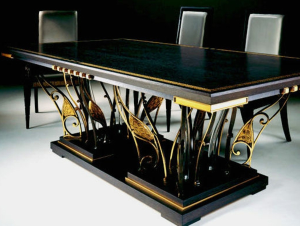 barock tisch - für eine großartige esszimmer-gestaltung in dunklen farben