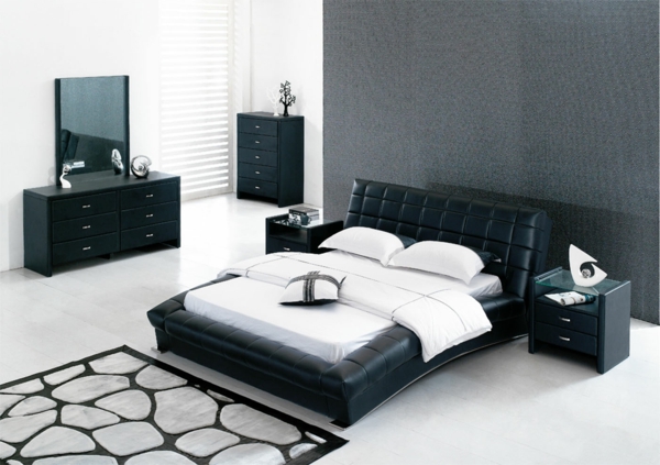schlafzimmer-inspiration-schwarz-und-weiß-ideen-zu-moderner-gestaltung-innendesign
