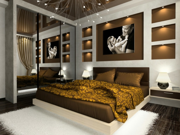 Wandgestaltung-Schlafzimmer-ein-stilvolles-Schlafzimmer-gestalten-schöne-Beispiele