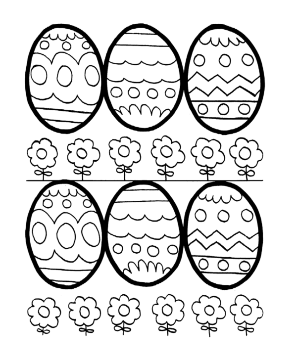 ausmalbilder-ostern-sechs-eier