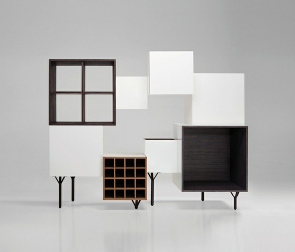 coole-designer-möbel-weiß-und-schwarz