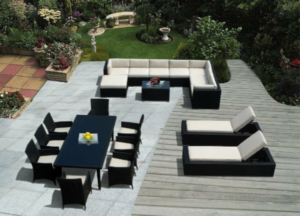 interessanter-moderner-super-wirkender-und-kreativ-gestalteter-möbelset-für-balkon-weiß-und-und-schwarz