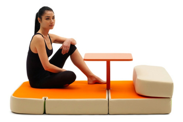 moderne-und-attraktive-kleinmöbel-orange-bett