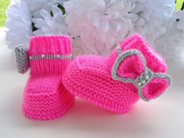 tolles-design-häkeln-babyschuhe-fantastische-ideen-für-häkeleien-in-rosa