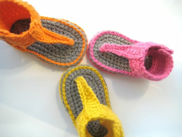 tolles-design-häkeln-babyschuhe-fantastische-ideen-für-häkeleien-schöne-farben