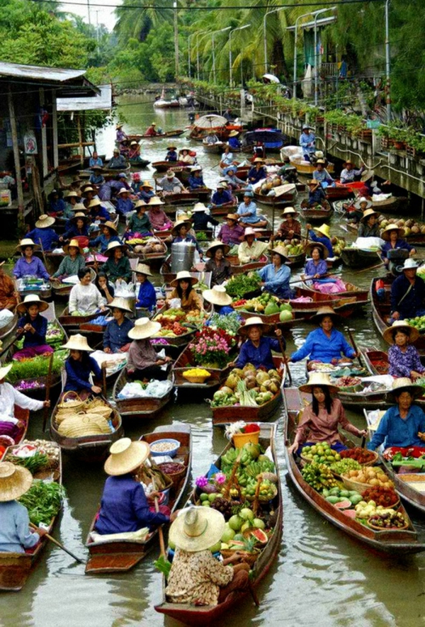 Floating Market,Bangkok,Thailand