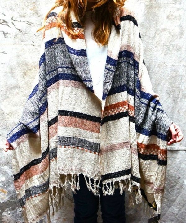 Poncho-Stil-Halstuch