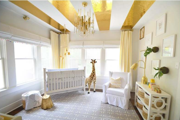 Weiß-goldene-Kombination-fürs-Kinderzimmer