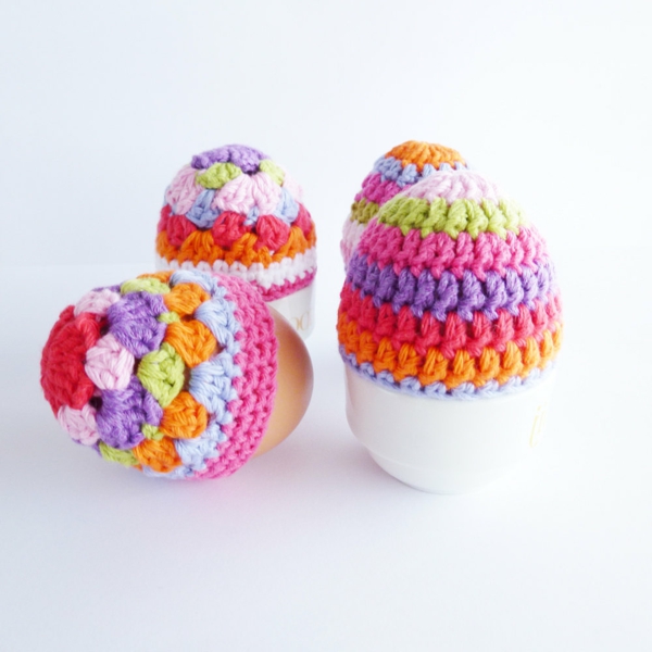 bunte-eierwärmer -ideen-häkeln-wunderschöne-kreative-häkeleien -häkeln-lernen-eierwärmer-häkeln