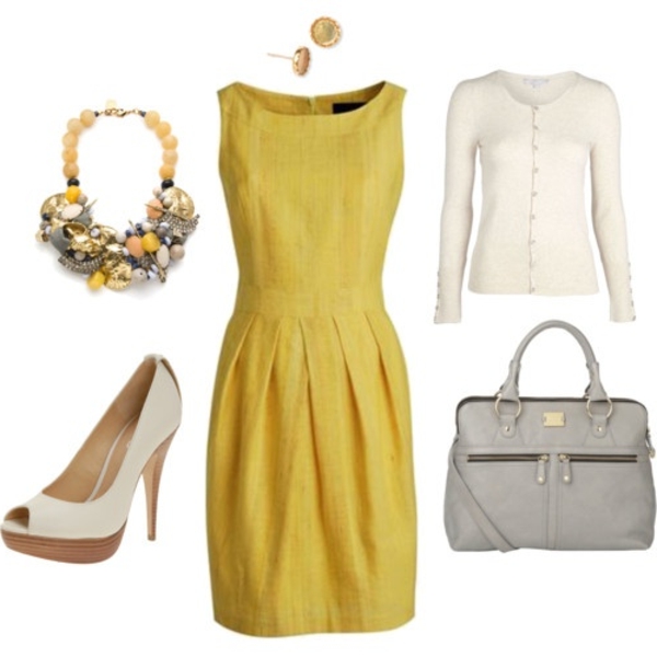 -elegante-kleider-kleid-gelb-damenkleider-günstige-kleider