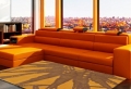 Orange Wohnzimmer Design: 40 Bilder!