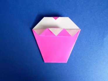 origami cupcak karten selber machen diy geburtstagskarte pop up karte geburtstagskarten selber machen vorlagen kostenlos rosa cupcake