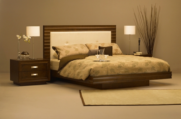 originelle-schlafzimmer-ideen-schöne-beige-farbe