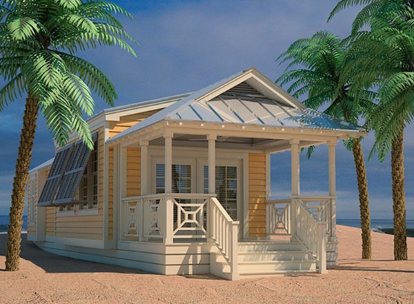 gelbes-Haus-Sand-Palms-Fensterläden-aus-Holz
