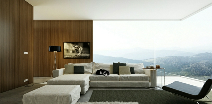 modernes-wohnzimmer-wandgestaltung-holz-schöne-wände-wohnzimmer-wandgestaltung
