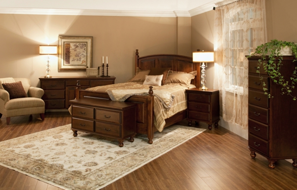 schlafzimmer-aus-massivholz-modernes-und-süßes-aussehen
