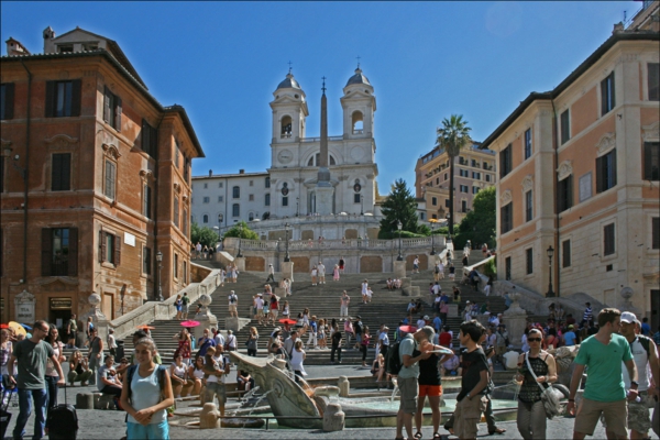 spanische-treppe-coole-idee-für-touristen - bild vom rom